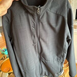 Eddie Bauer Charcoal Full-Zip Jacket